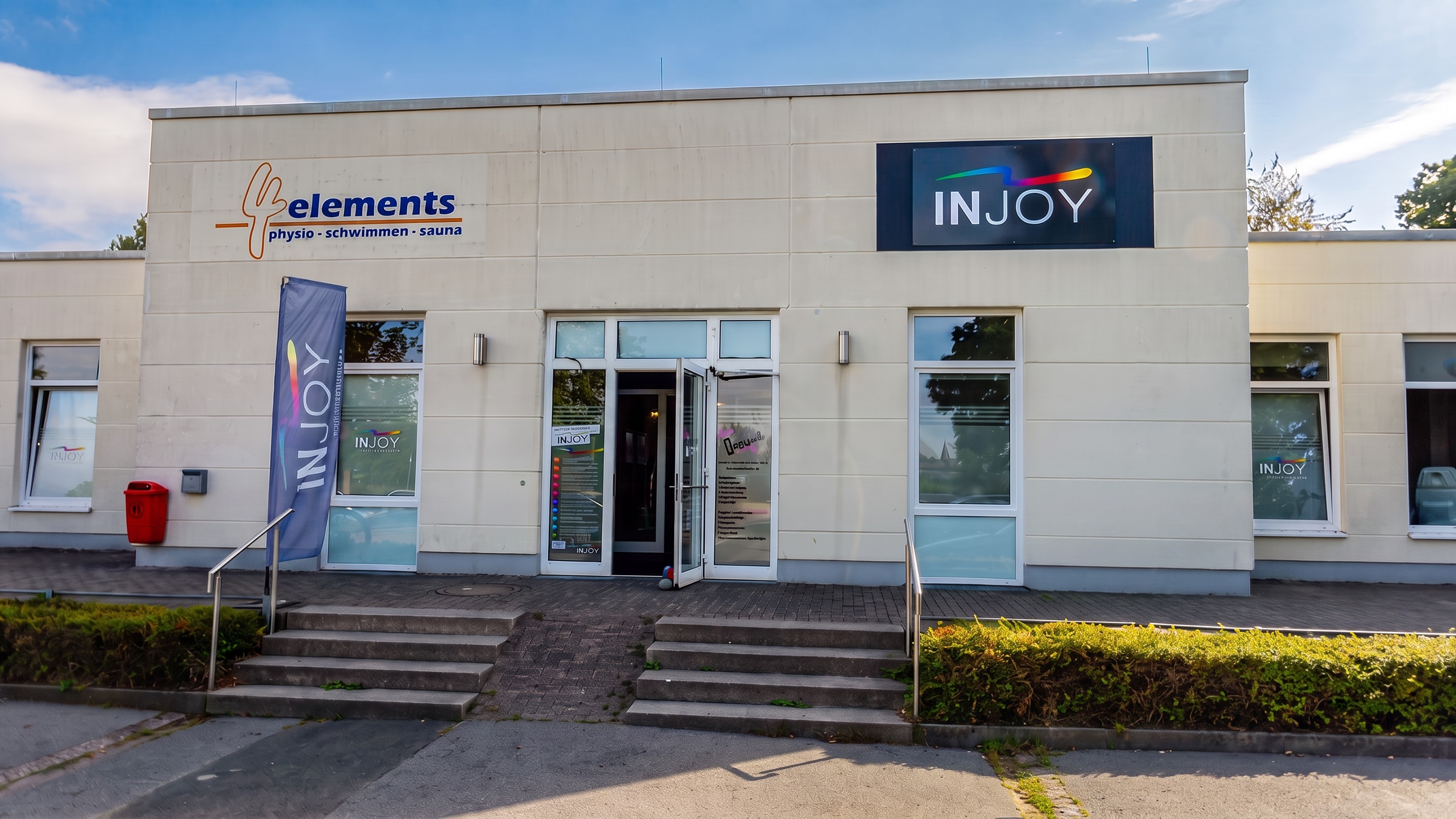Außenansicht des INJOY Fitnessstudio Gym & Swim Selm