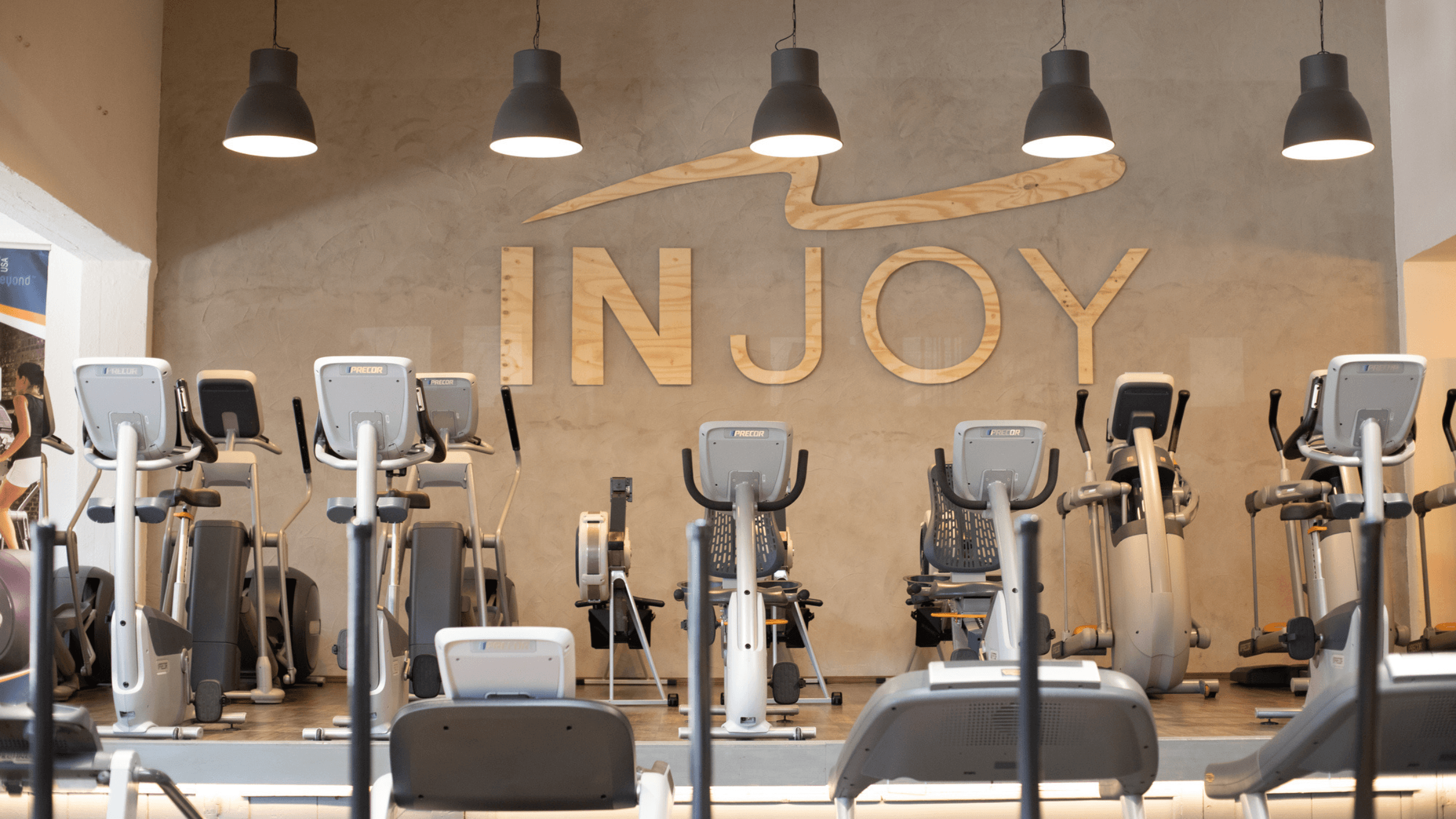 Der Cardiobereich des INJOY Fitnessstudios in Syrau.