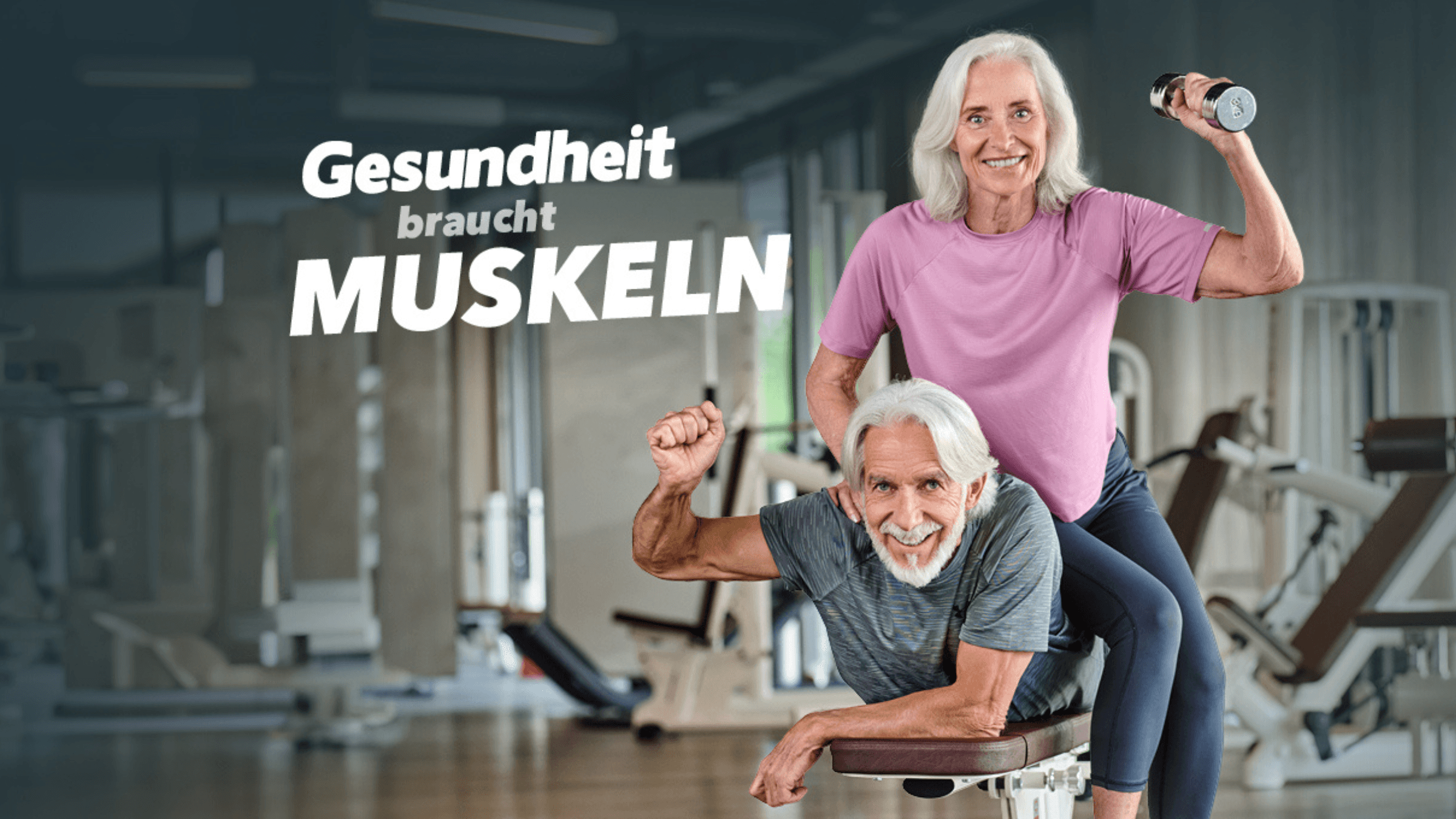 Gesundheit braucht Muskeln - Aktion des INJOY Fitnessstudio Hassfurt