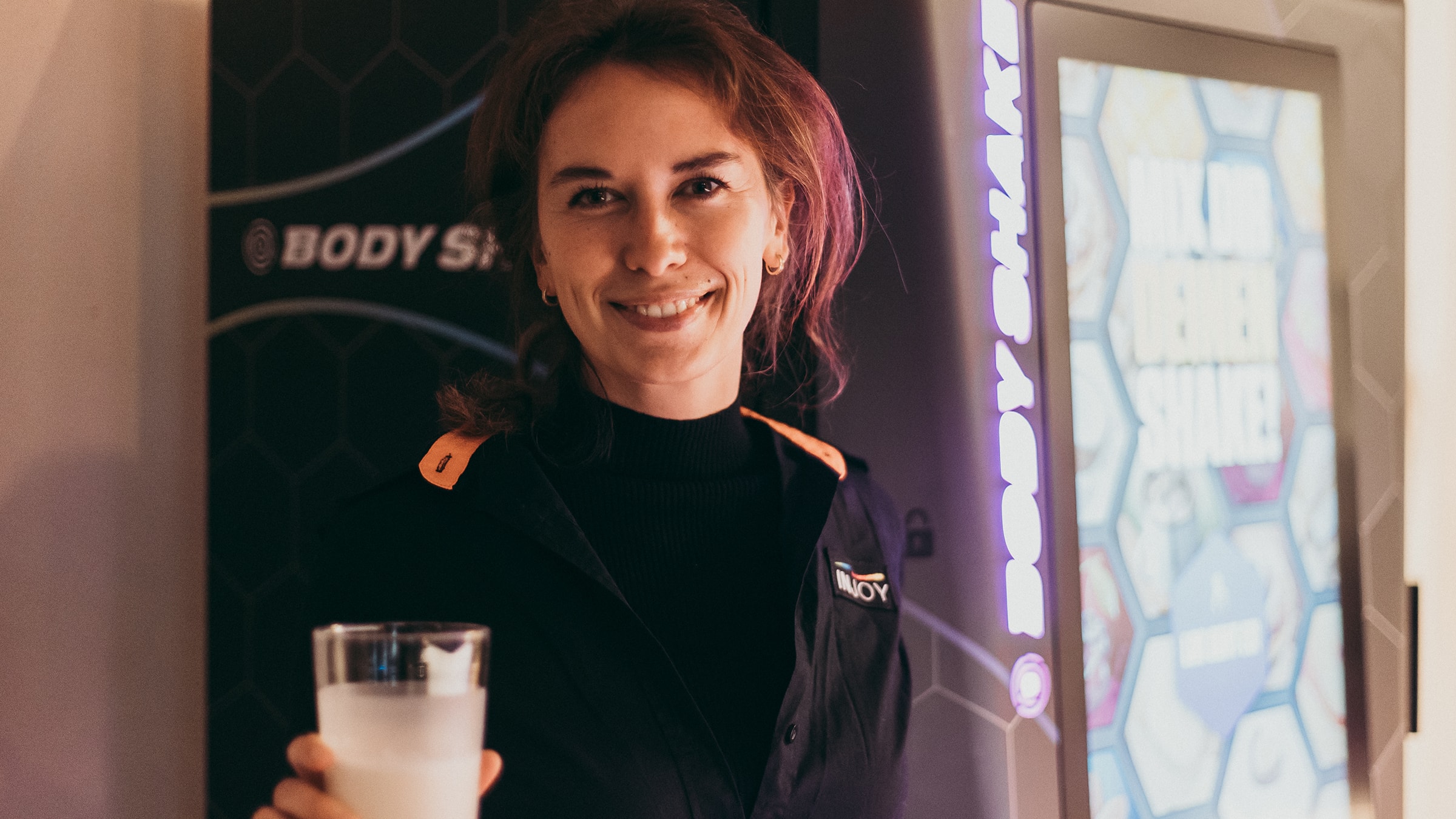 Empfang im INJOY Fitnessstudios in Syrau.