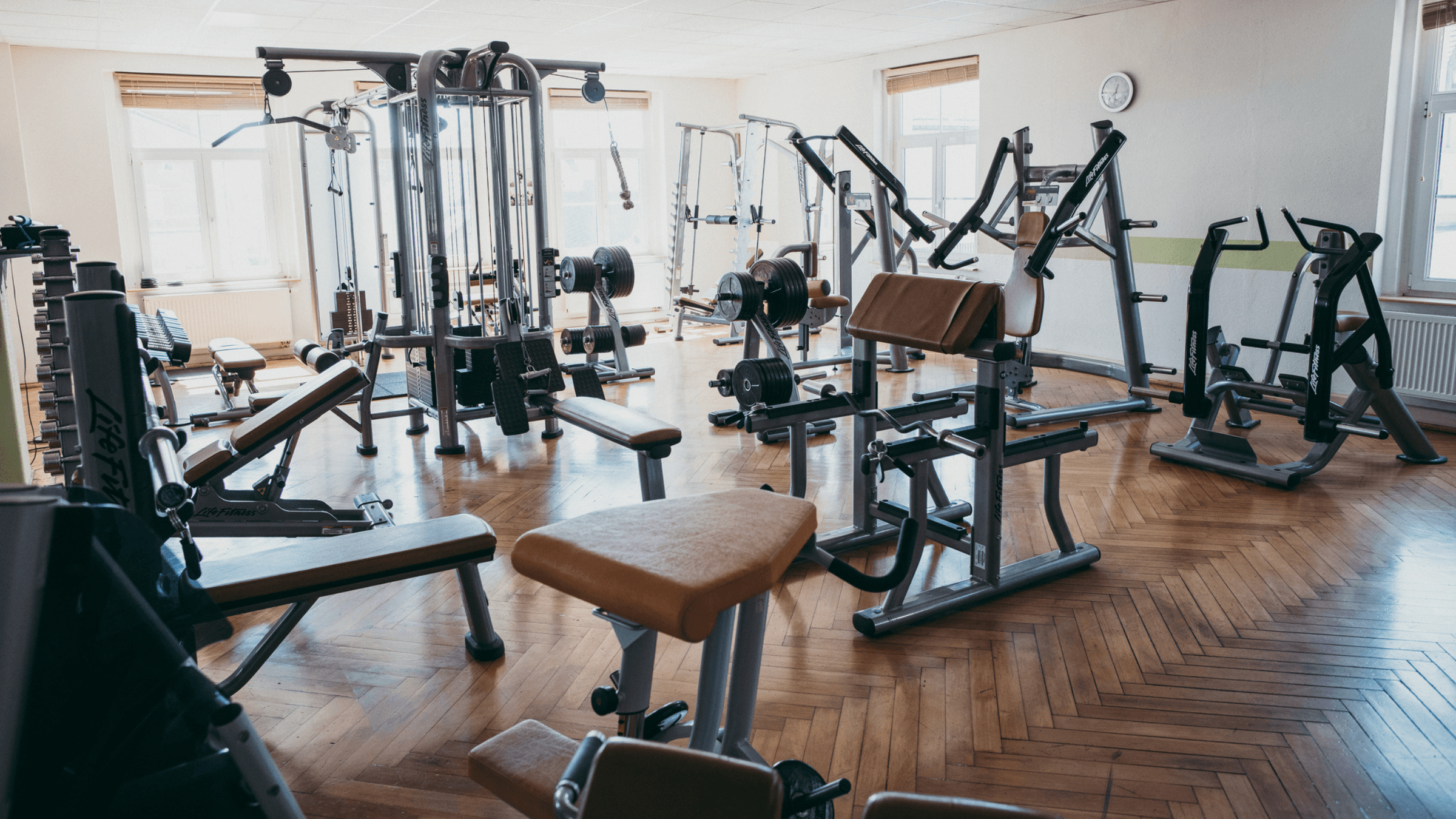 Einer der vielen Trainingsbereiche des INJOY Fitnessstudios in Syrau.