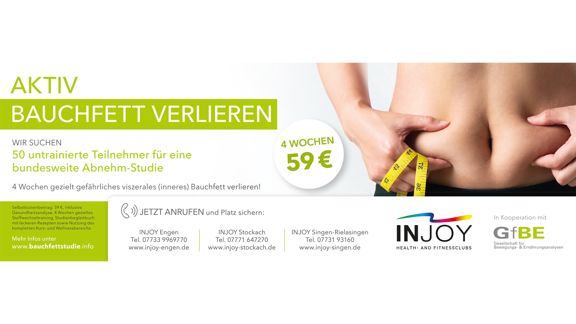 Bauchfettstudie im INJOY Engen