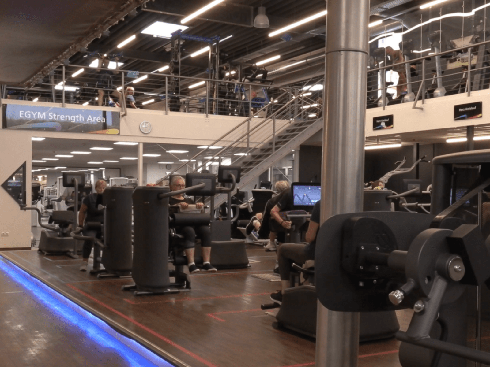 eGym Area im INJOY Fitnessstudio Dorsten